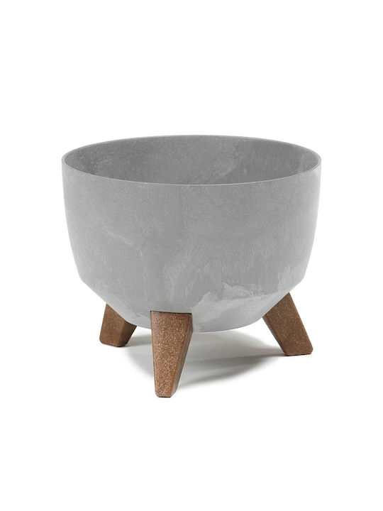 HowHomely Γλάστρα Τσιμεντένια Gray 24x15εκ.