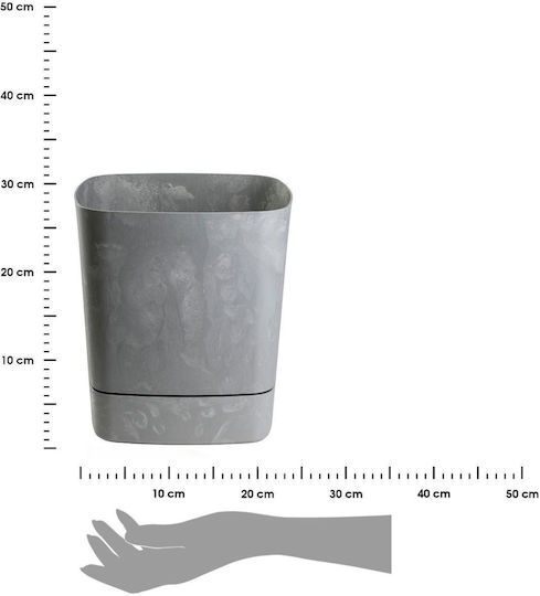 HowHomely Γλάστρα Τσιμεντένια Recycling Gray HowHomely Γλάστρα Τσιμεντένια Recycling Gray