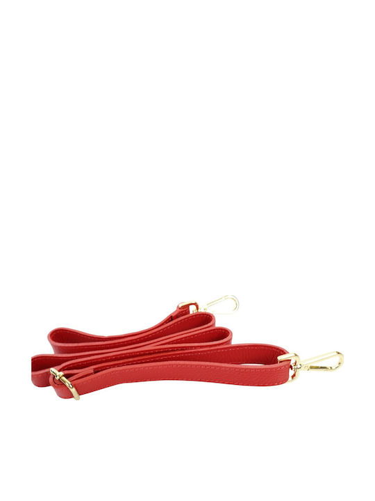 Set Leather Women's Shoulder Bag Red