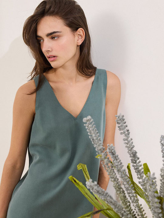 Mini Damenkleid Grün