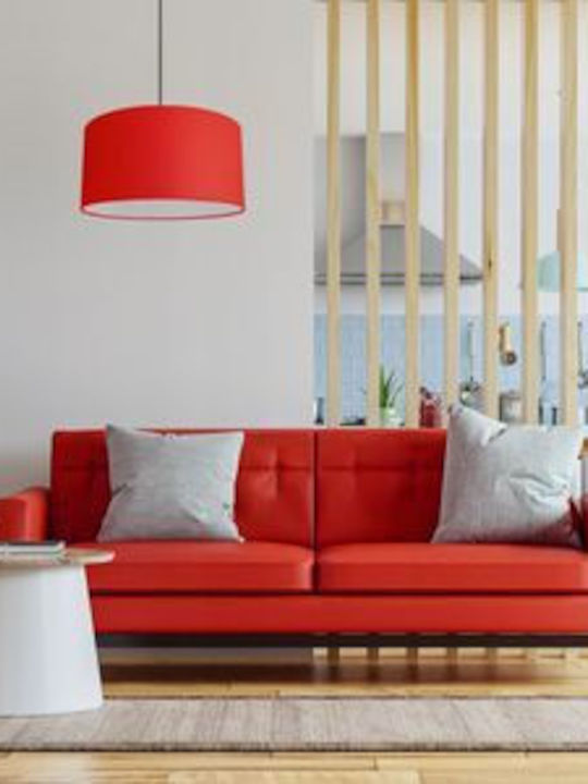 Lampshade Floor Hanging Lamp Red 40 Cm
