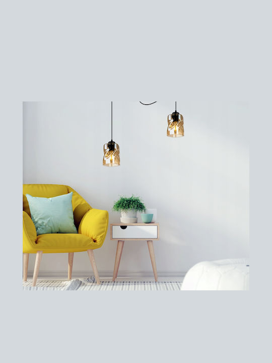 Niki Honey Glass Lamp Shade 10cm
