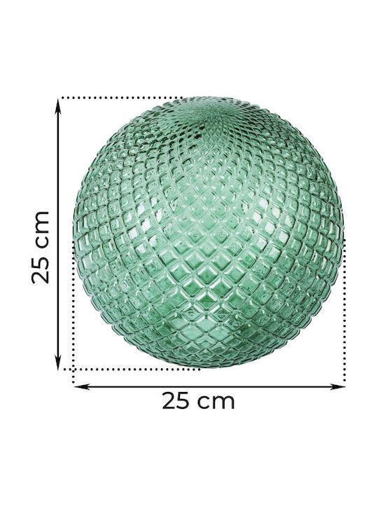 Cannes Green Glass Shade Ball 25cm