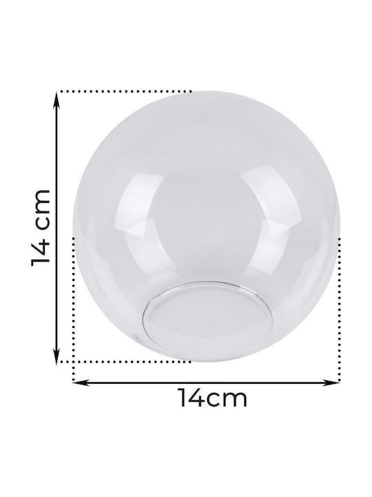 Abajur Paris Fără Culoare 14cm
