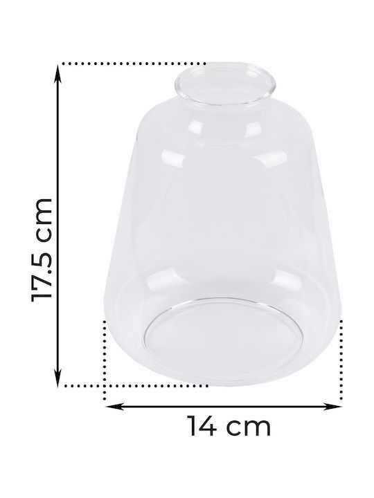 Novalja Clear Glass Shade 3 Vase