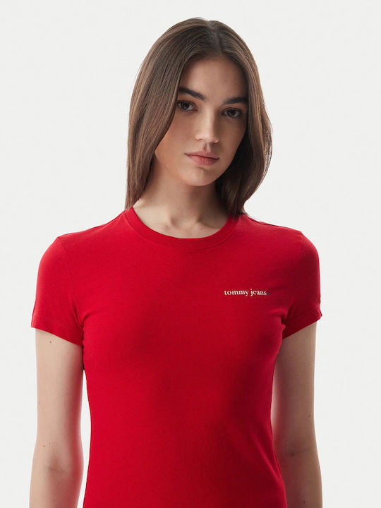 Tjw Γυναικείο T-shirt Κόκκινη