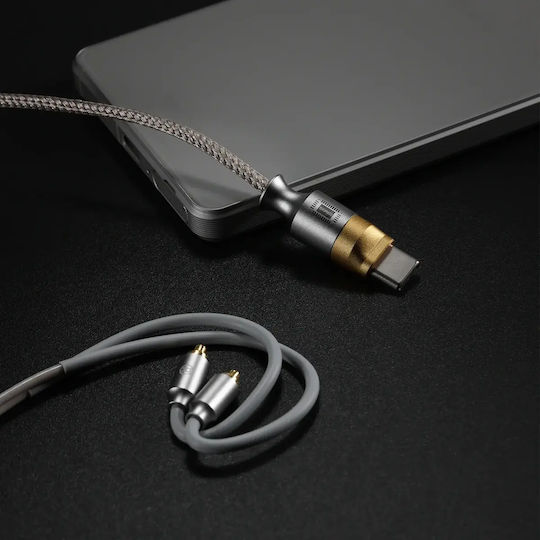 Ddhifi M110c Usb-c Декодиращ Кабел за Слушалки – Hi-res Dac и Усилвател Iem Кабел Es9603q Чип и Mmcx Конектор