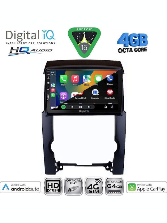 Digital IQ Car Audio System for Kia Sorento 2009-2014 (Bluetooth/USB/WiFi/GPS/Apple CarPlay/Android Auto) with 10" Touch Screen