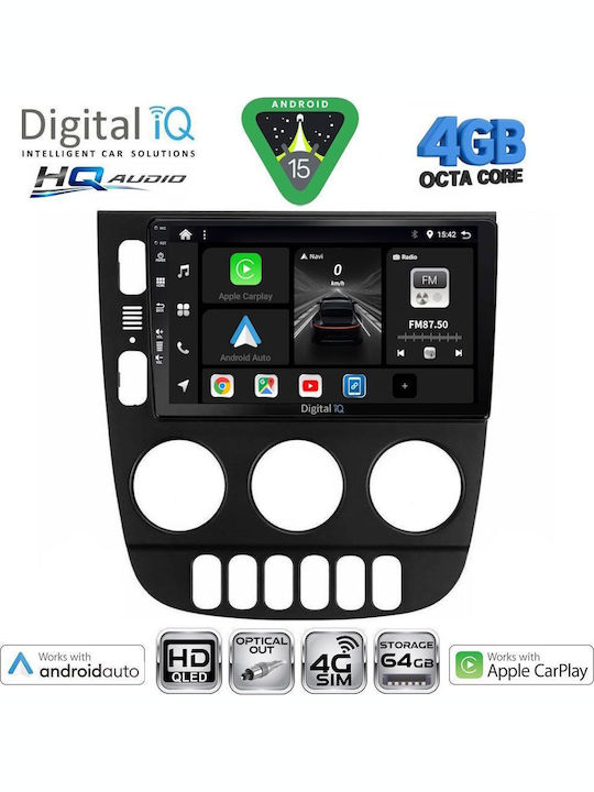 Digital IQ Car Audio System for Mercedes-Benz E Class 2012-2014 (Bluetooth/USB/WiFi/GPS/Apple CarPlay/Android Auto) with 10" Touch Screen