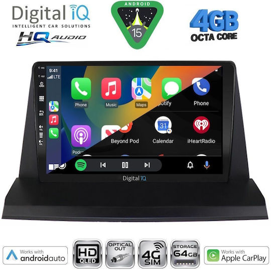 Digital IQ Car Audio System for Lexus NX 2014-2022 (Bluetooth/USB/WiFi/GPS/Apple CarPlay/Android Auto) with 9" Touch Screen