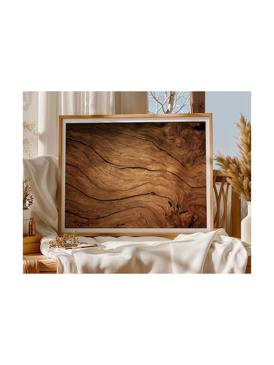 Αφίσα Wooden Surface