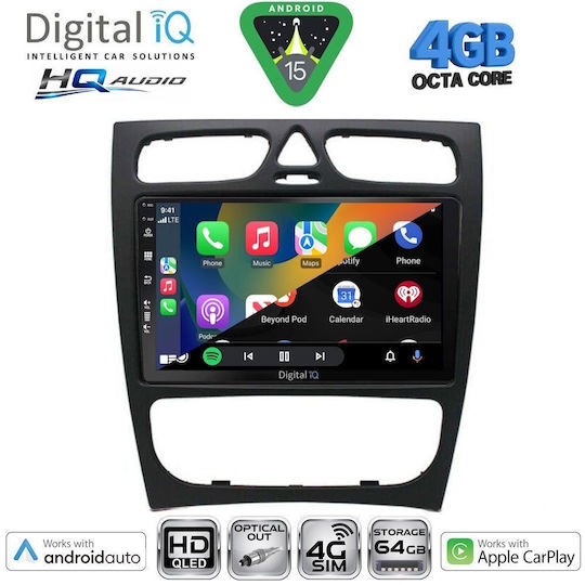 Digital IQ Car Audio System for Mercedes-Benz Sprinter / Vito 2007-2020 Bluetooth USB WiFi GPS Apple CarPlay Android Auto with 9" Touch Screen