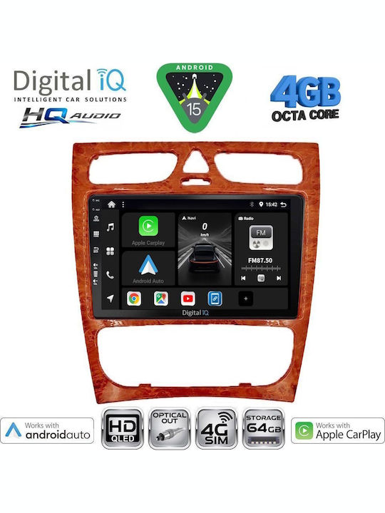 Digital IQ Car Audio System for Mercedes-Benz Sprinter / Vito 2007-2020 Bluetooth USB WiFi GPS Apple CarPlay Android Auto with 9" Touch Screen