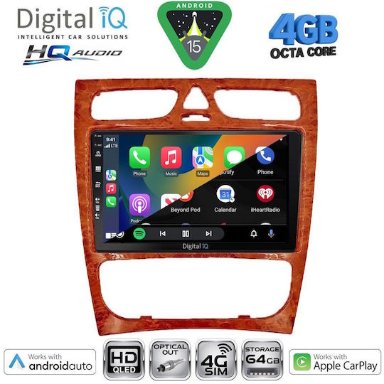 Digital IQ Car Audio System for Mercedes-Benz Sprinter / Vito 2007-2020 Bluetooth USB WiFi GPS Apple CarPlay Android Auto with 9" Touch Screen