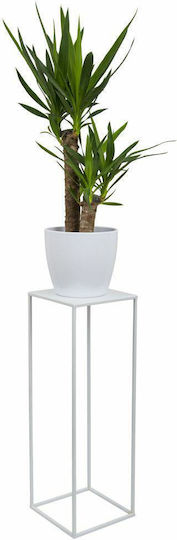 HowHomely White Plant Stand 24x24x70cm