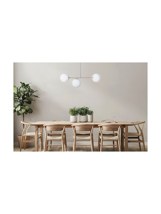 Light Home Висящо Осветително Тяло Златисто с Цокъл E14