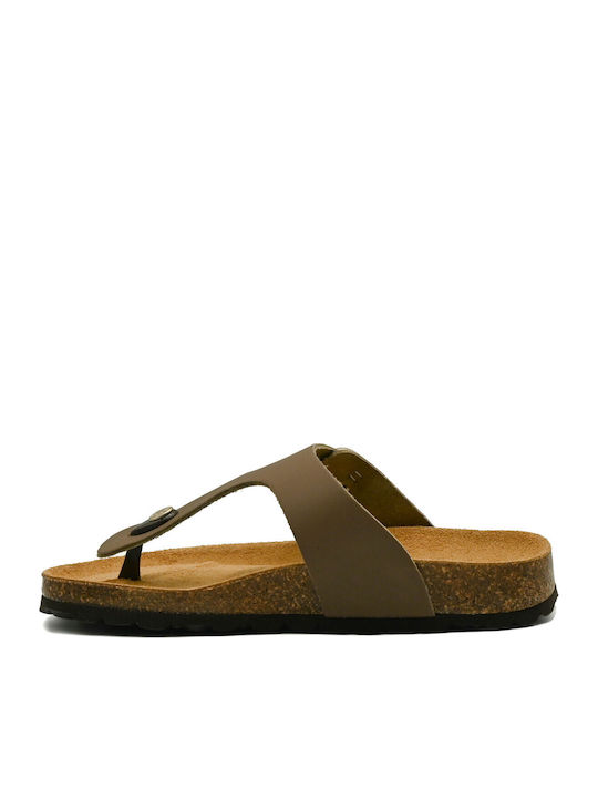 Leather Women's Anatomic Brown Sandals