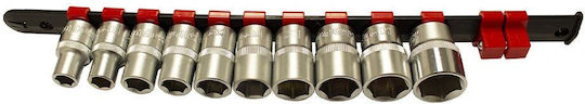KROFtools Prize Socluri Cu Canelură Cu Gazdă Cadru 1/2" Set 10 Bucăți