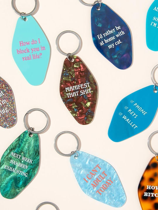 Introverted But Willing to Discuss True Crime Keychain Ohh Deer