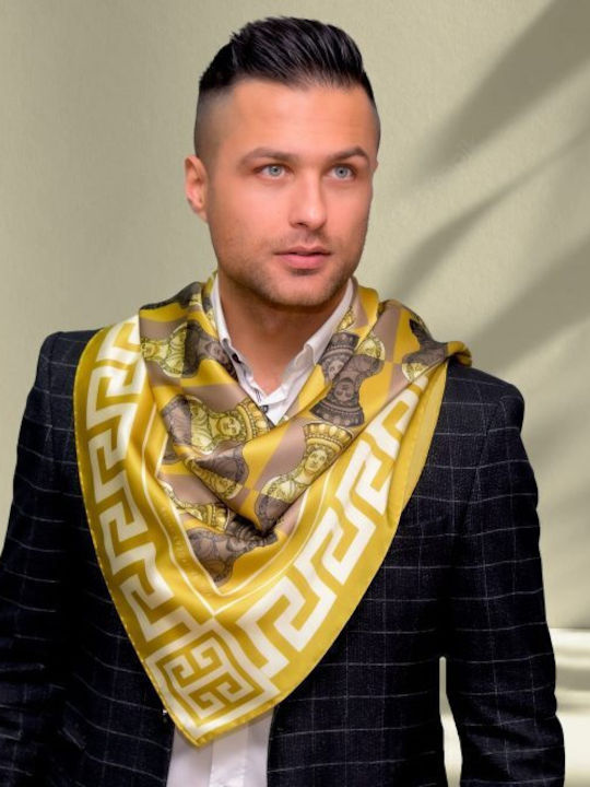 Kalfas Luxury Silk Ολομέταξο Γυναικείο Μεταξωτό Φουλάρι Μαύρο