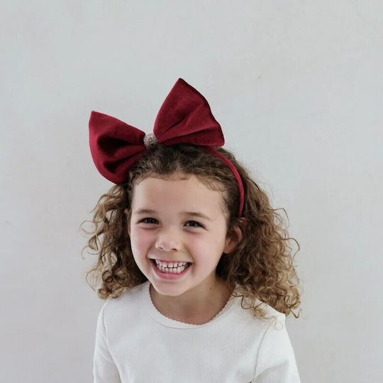 Mimi & Lula Παιδική Στέκα Μαλλιών Christmas Giant Velvet Bow Alice