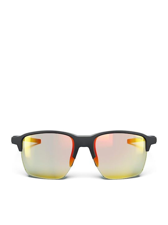 Julbo Unisex Γυαλιά Ηλίου με Μαύρο Σκελετό και Πορτοκαλί Φακό