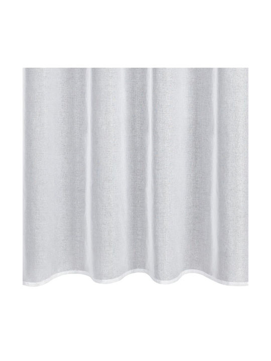 Eurofirany Κουρτίνα με Τρουκς Lena White 250x350εκ.