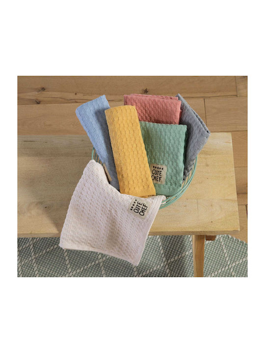 Nef-Nef Homeware Cute Chef Tea Towel in Gray Colour 45x68cm