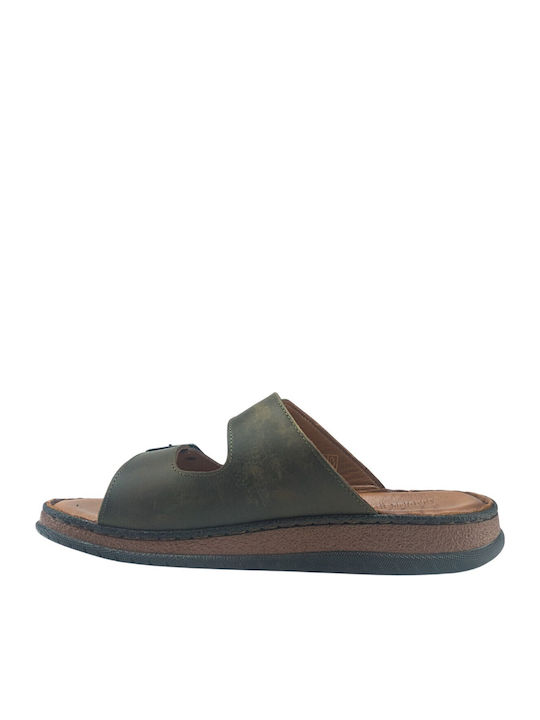 Damenplattformen Khaki