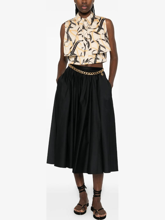 Sleeveless Women's Shirt Beige
