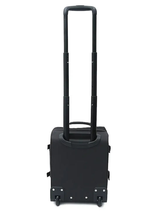 RCM Cabin Fabric Travel Suitcase Black Height 40cm