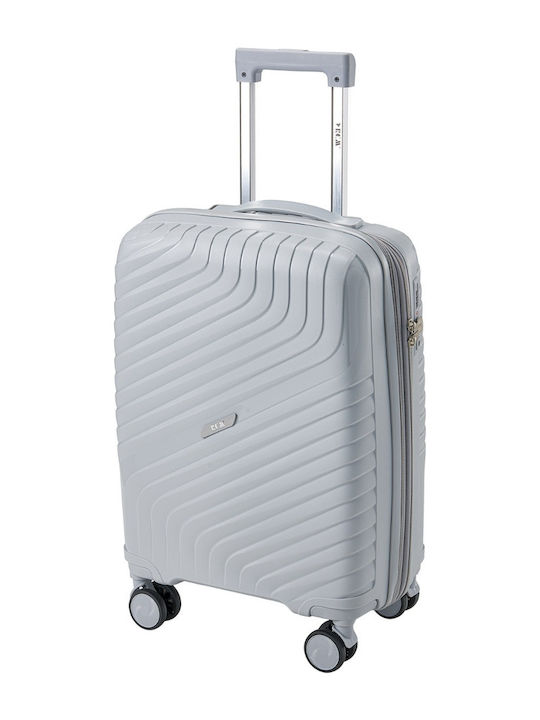 RCM RCM Kabinenkoffer Hart Silber Höhe 55cm