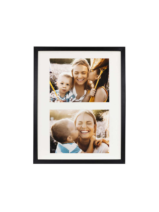 BD art Multi 2-Position Wooden Picture Frame With Black Frame
