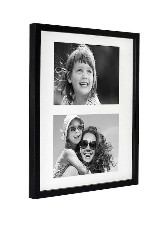 BD art Multi 2-Position Wooden Picture Frame With Black Frame