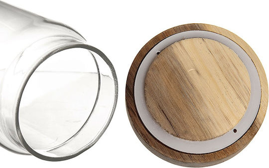 Orion Pasta Jar with Lid Glass Brown 1850ml 1 Pieces