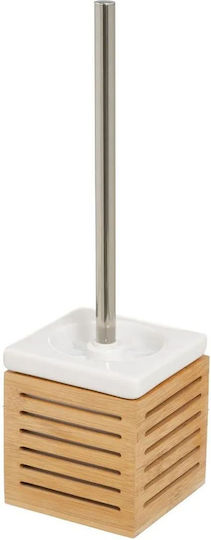 HowHomely Ceramic Toilet Brush Beige