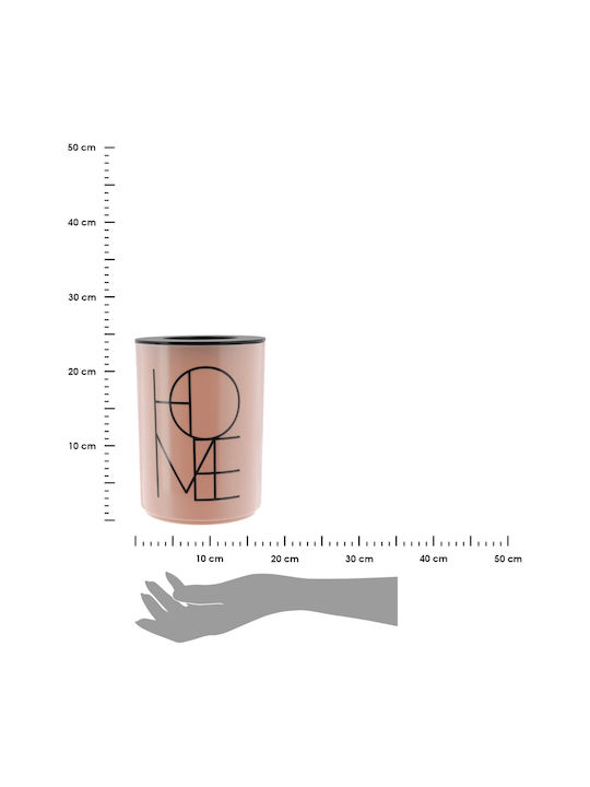 Tendance Plastic Bathroom Bin 5l Pink