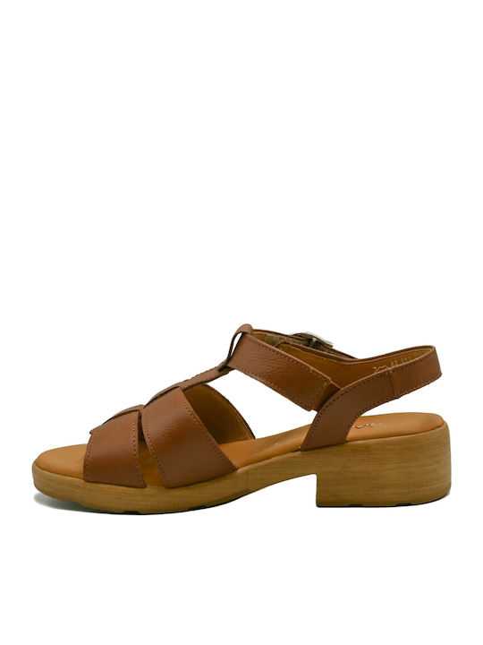 Leather Anatomic Brown Sandals