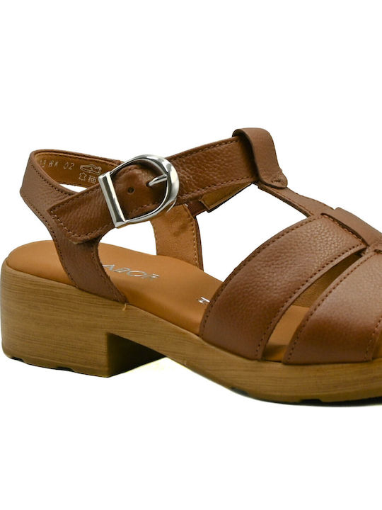 Leather Anatomic Brown Sandals