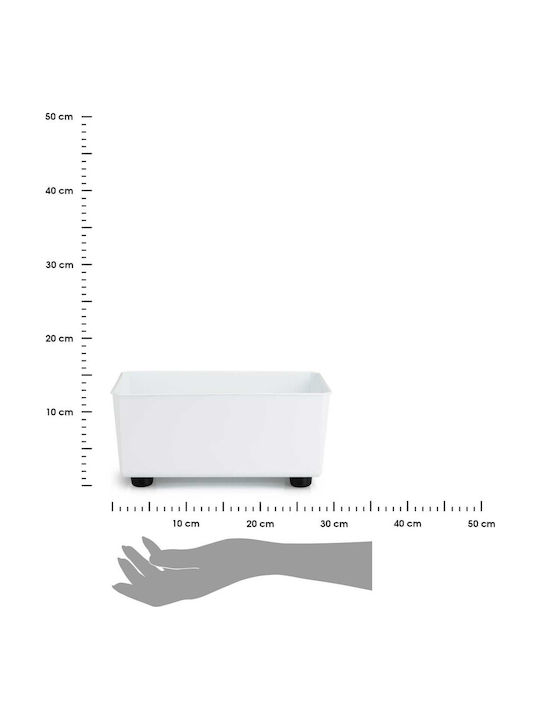 HowHomely Pflanzentöpfe Kunststoff Weiß