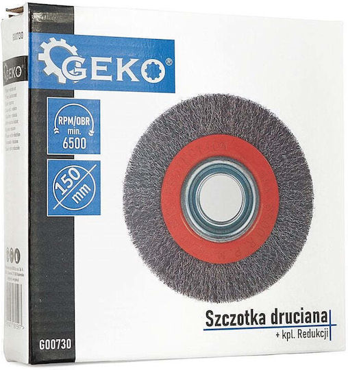 Perie de Sârmă Disc 150x32mm Curățare Șlefuire Metal Geko