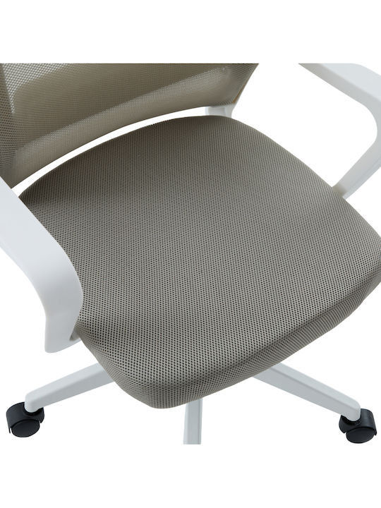 HomeMarkt Velocity Bürostuhl mit Einstellbaren Armen Weiß