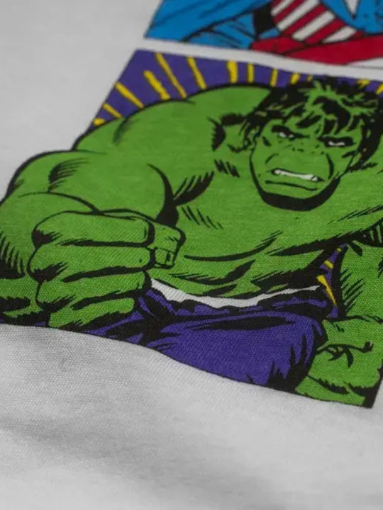 Детска Тениска Бяла Marvel Heroes
