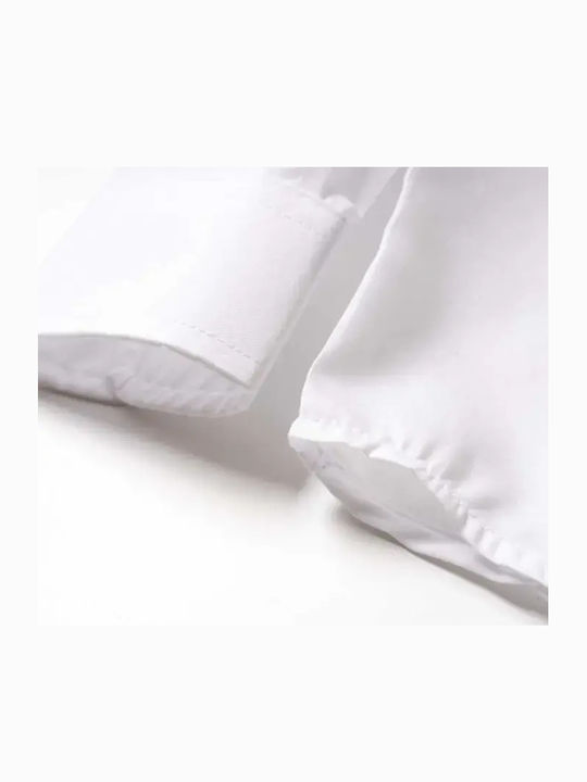 Παιδικό Πουκάμισο Κοντομάνικο Λευκό