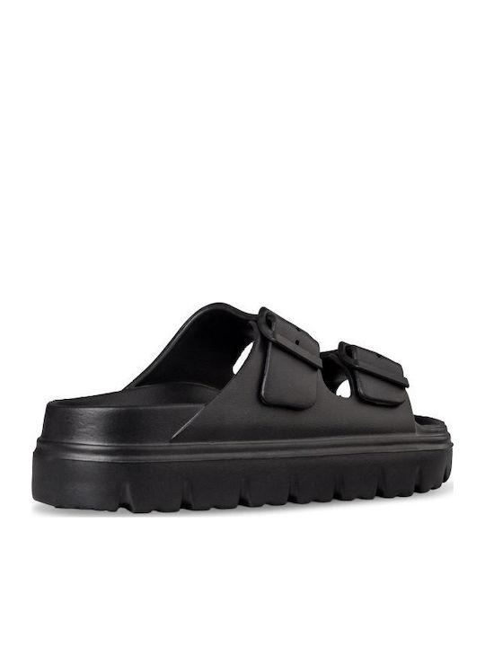 Flip Flops in Sandal Style in Black Colour