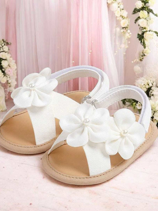 Kids' White Sandals