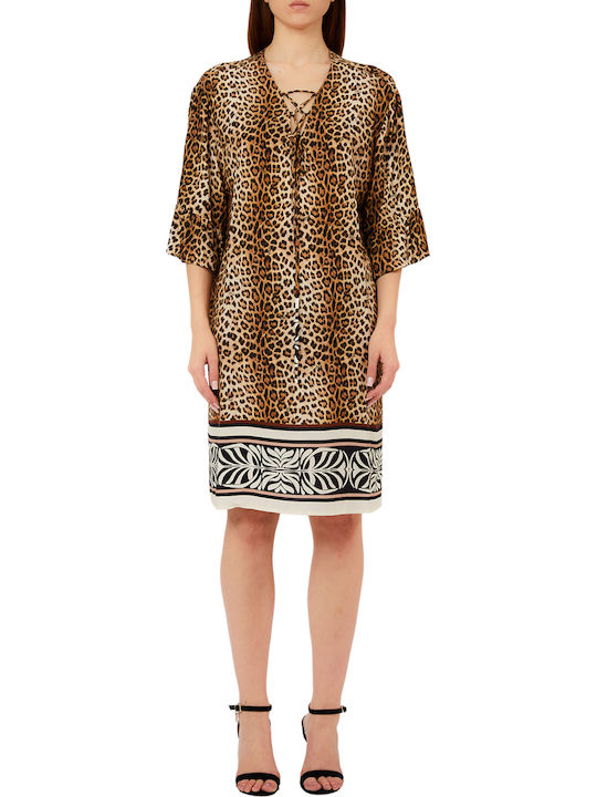 Καλοκαιρινό Mini Φόρεμα Animal Print