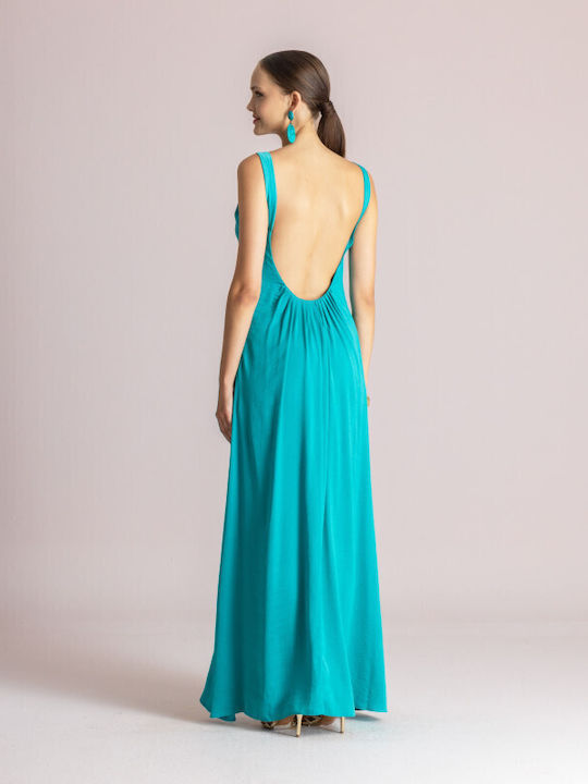 Moutaki Satin Damenkleid Hochzeit - Taufe Grüne