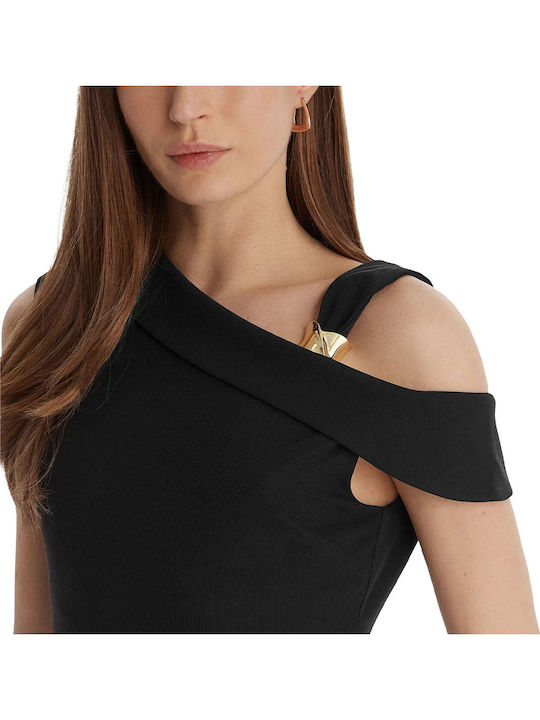 Rochie De Vară Mini De Seară Neagră