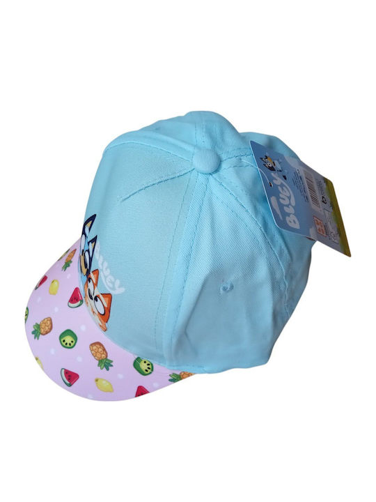 Bluey Kids' Fabric Turquoise Hat Bluey Kids' Fabric Turquoise Hat